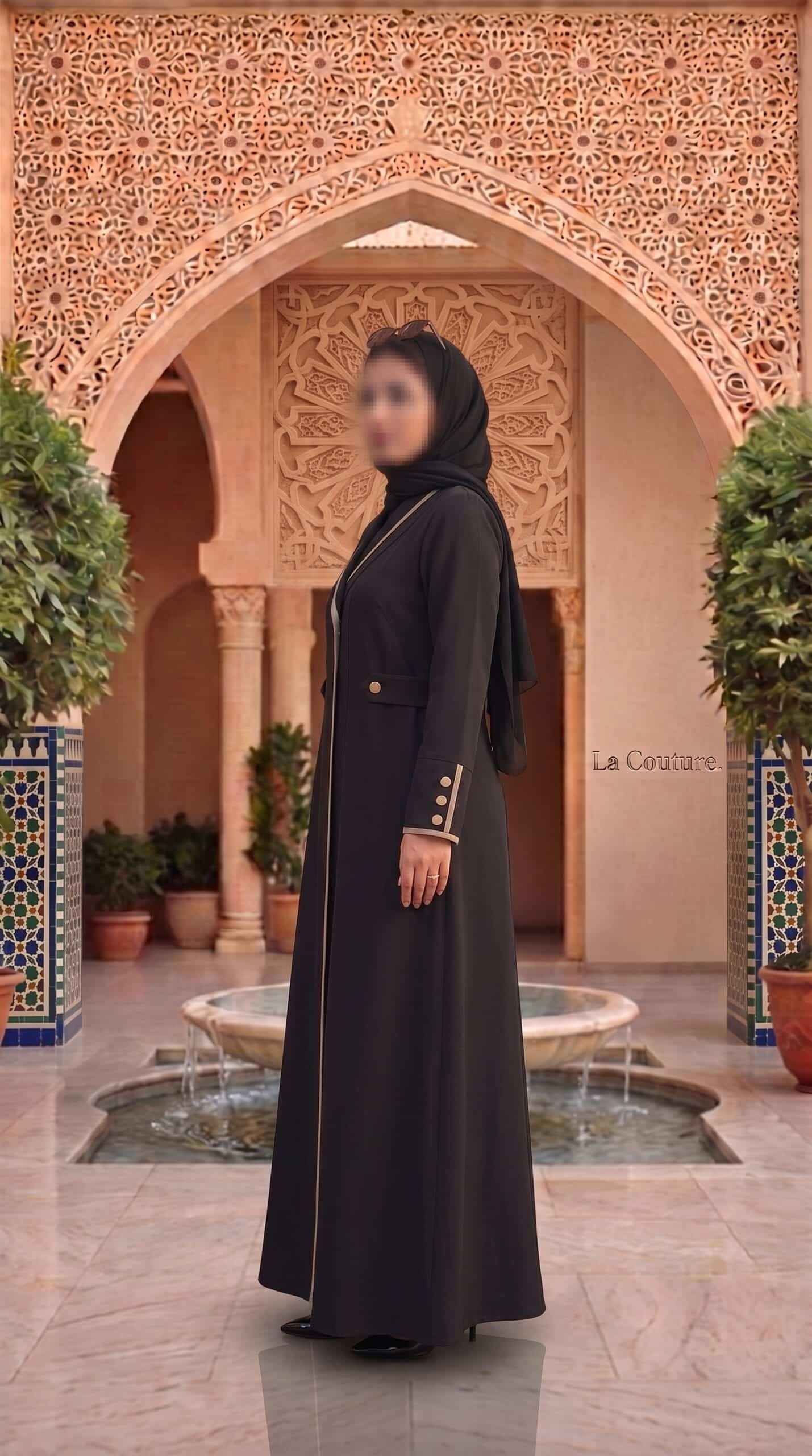 Second image of عباية إدارية احترافية بياقة شال