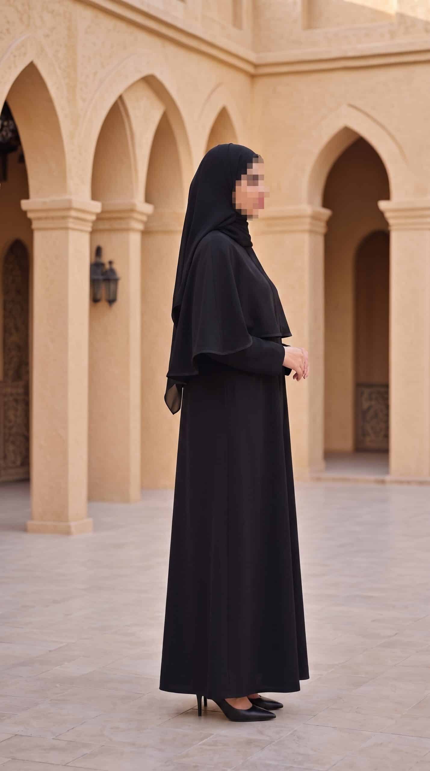 Second image of عباية عمل احترافية بتصميم الطبقة العلوية (كاب)