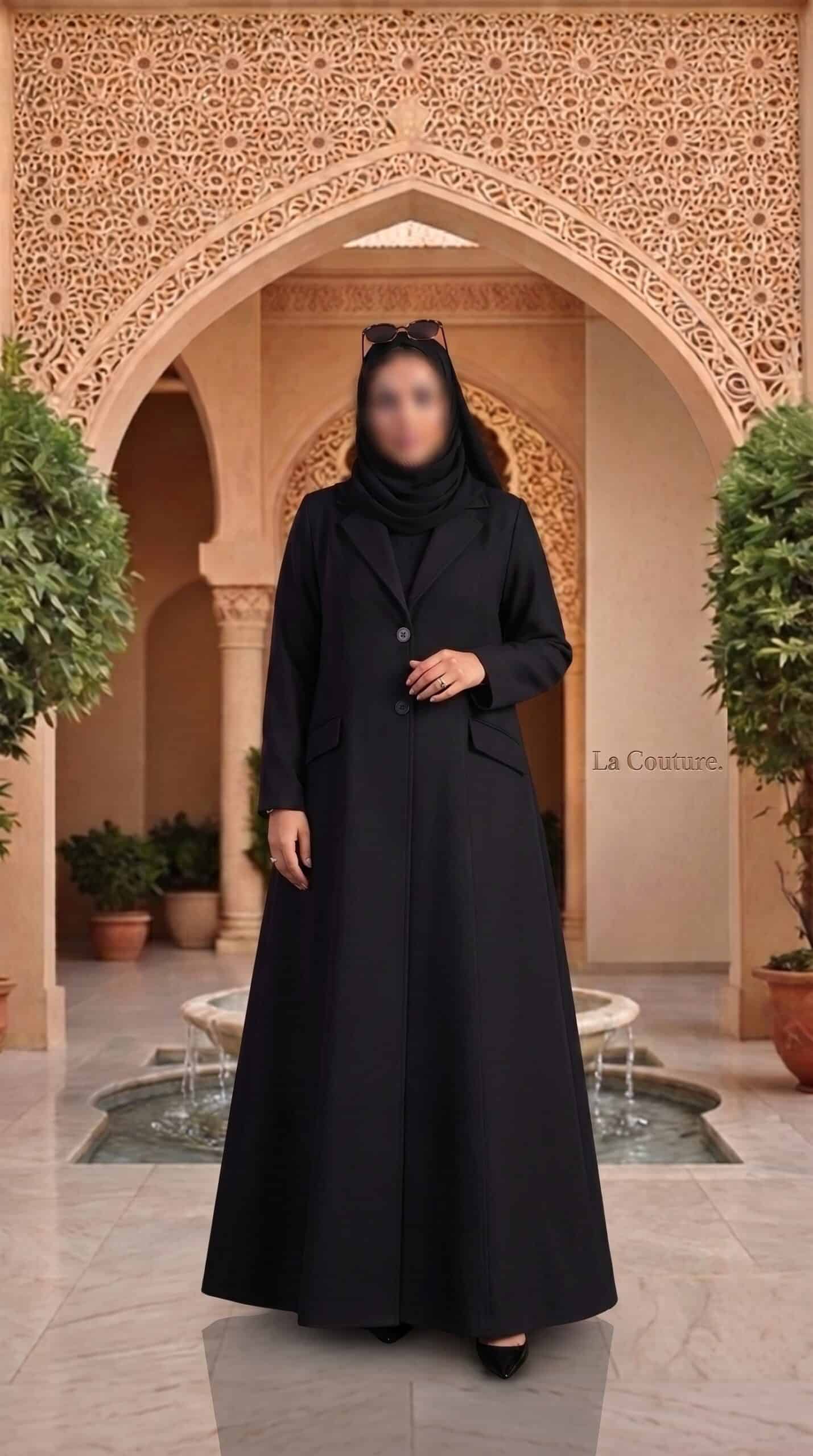 عباية كوبا بقصة بليزر كلاسيكية
