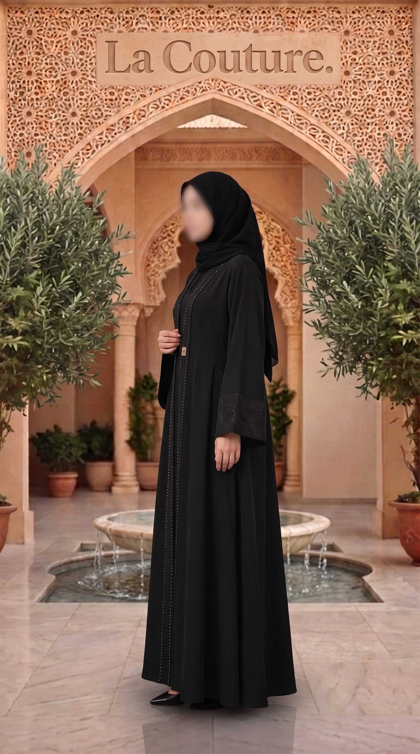 Second image of عباية عمل كوبا بتطريز أكمام